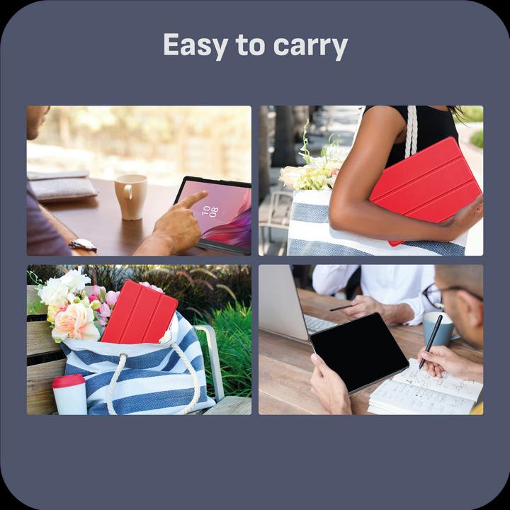 Actual product image Cazy Premium Smart Case Compatible with Lenovo Tab M9 - Protective Case Cover - Auto Sleep/Wake Up (Lenovo Tab M9)