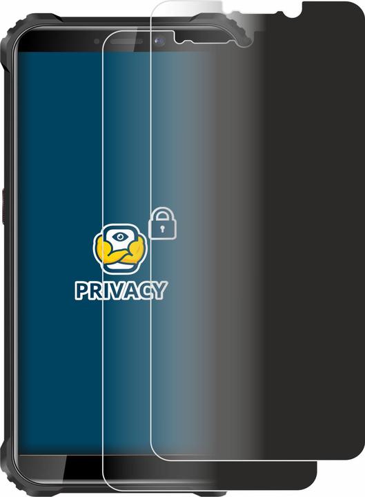 Productafbeelding BROTECT Anti-spionnetje privacyfolie Beschermfolie tegen blauw licht (2 Stuk, Oukitel WP5)