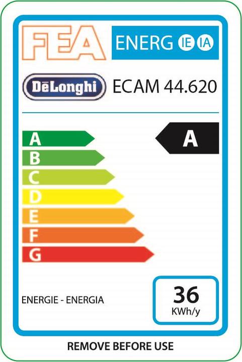 Energie-Label De'Longhi ECAM 44.620.S Eletta Plus