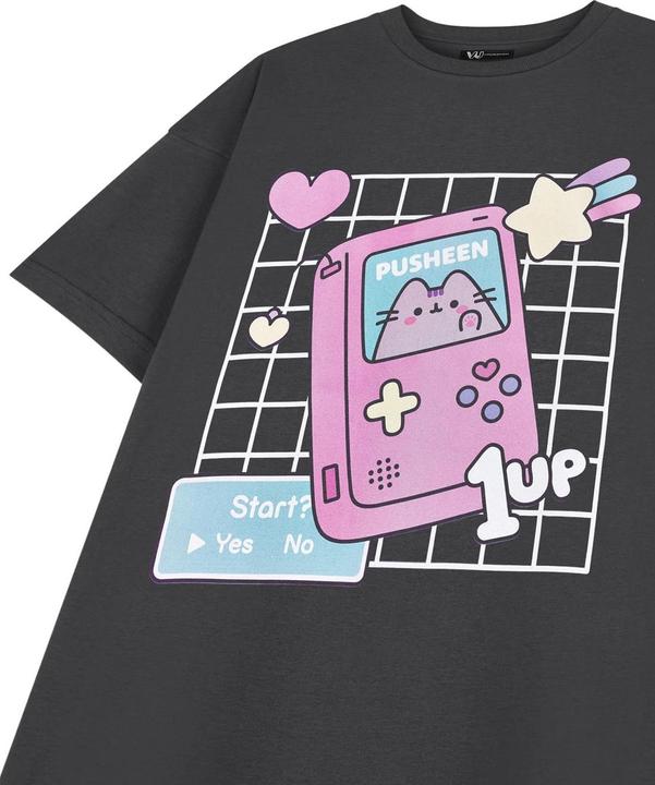 Actual product image Pusheen Womens/Ladies Gameboy Short-Sleeved T-Shirt (S)