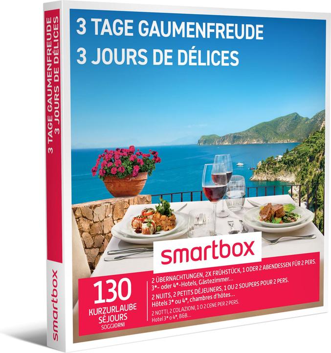 Immagine prodotto Smartbox 3 giorni di delizie (2 pers.)