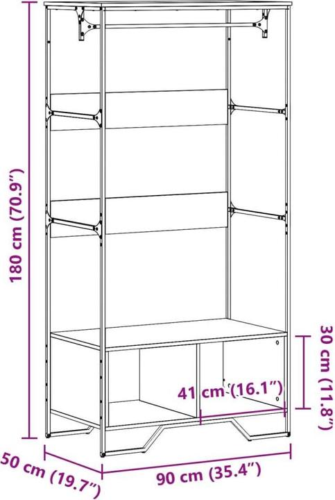 Image du produit VidaXL Portemanteau