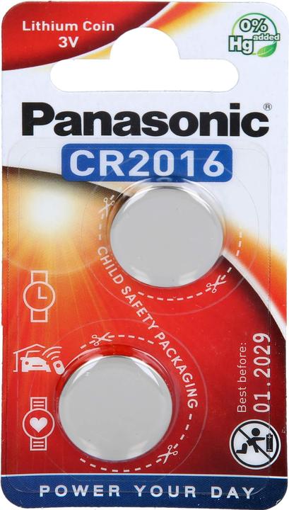 Produktbild Panasonic Lithium Power CR2016 (2 Stk., CR2016, 90 mAh)