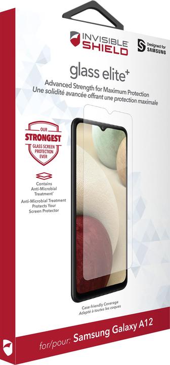 Actual product image Zagg InvisibleShield Glass Elite+ Samsung (e) (1 Piece, Samsung Galaxy A12)