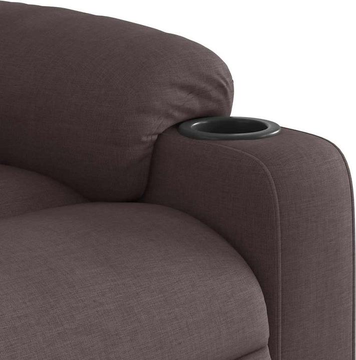 Image du produit VidaXL Fauteuil Relax Electrique Tissu Marron Foncé