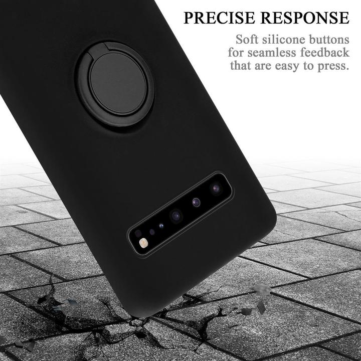 Productafbeelding Cadorabo TPU Vloeibare Ring Silicone Hoesje (Samsung Galaxy S10 5G)