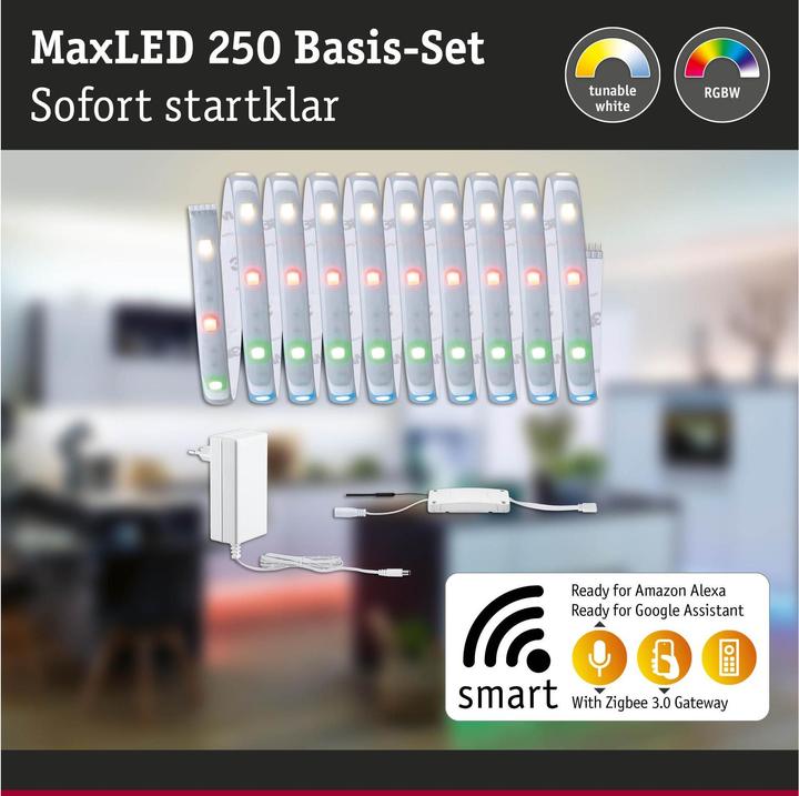 Image du produit Paulmann MaxLED 250 Stripe Set (RGBW, 300 cm, Intérieur)