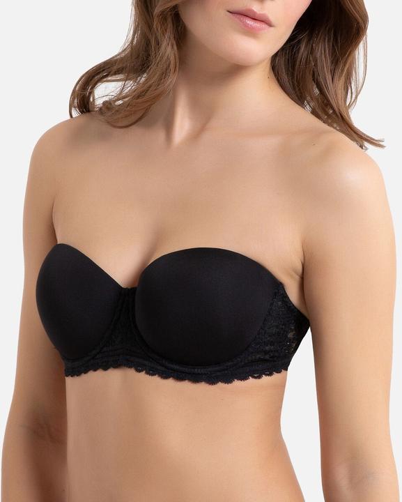 Image du produit La Redoute Collections Soutien-gorge bandeau en dentelle recyclée (65 B)