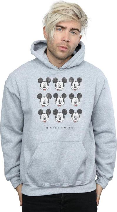 Actual product image Disney Mens Mickey Mouse Wink And Smile Hoodie (L)