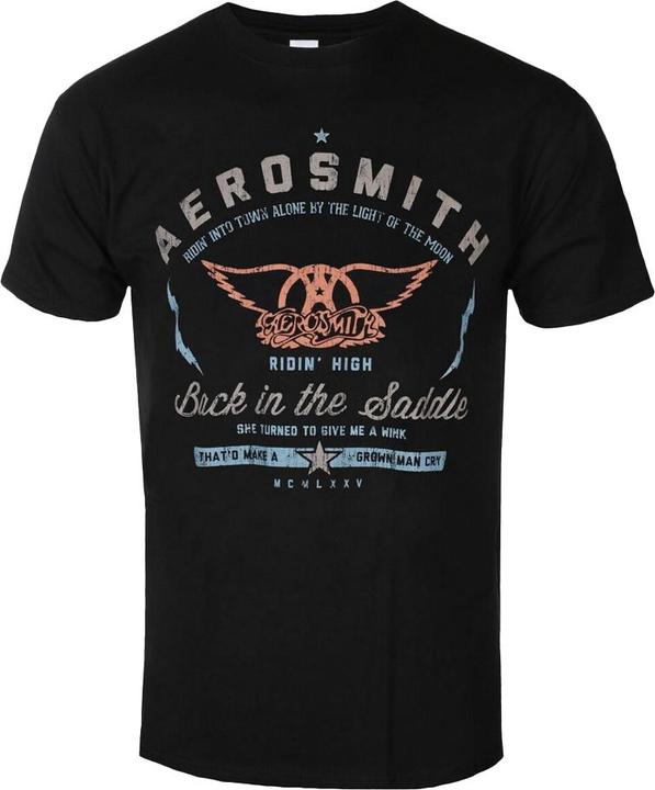 Aerosmith Adult Back In The Saddle TShirt aus Baumwolle