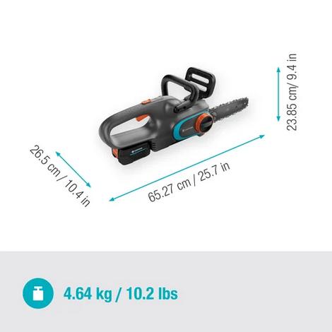 Actual product image Gardena Cordless chainsaw PowerSaw 250/18V P4A Ready-T-U Set (Battery chain saw)