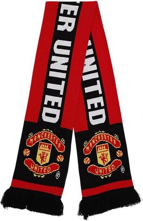 Actual product image Manchester United FC Text Winter Scarf