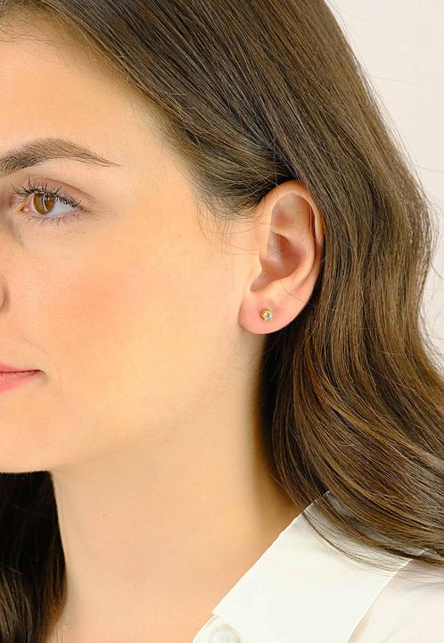 Image du produit Muau Boucles d'oreilles (750/18 K Or jaune)