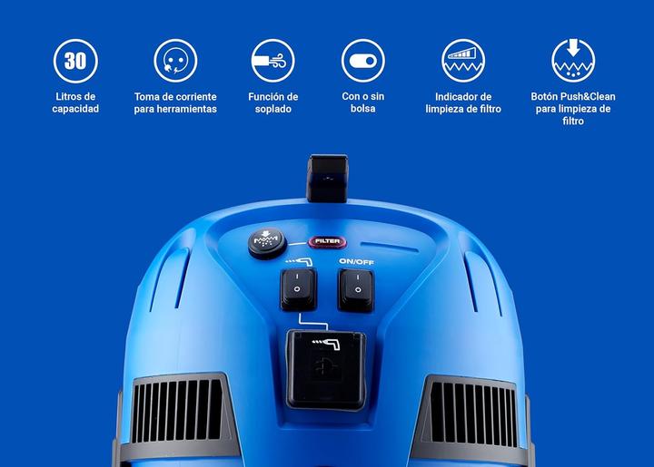 Image du produit Nilfisk Multi II 30T Inox Vsc (Aspirateur eau et poussière)