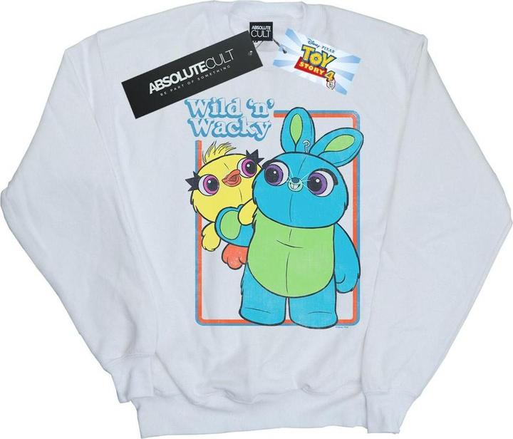 Actual product image Disney Womens/Ladies Toy Story 4 Duck And Bunny Wild And Wacky Sweatshirt (M)