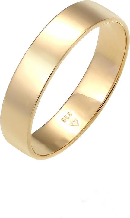 Produktbild Elli PREMIUM Ring Bandring Trauring Basic Hochzeit Paar 585 Gelbgold (58, 585/14 K Gold)