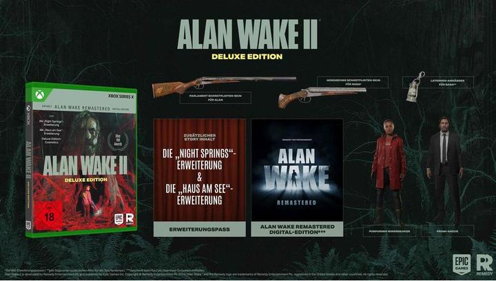 Image du produit Epic Alan Wake 2 - Édition Deluxe (Xbox Series X, DE)