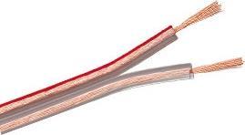 Actual product image Purelink Speaker cable, 2x0.75 mm², 10m, transparent, CCA (10 m, 0.75 mm²)