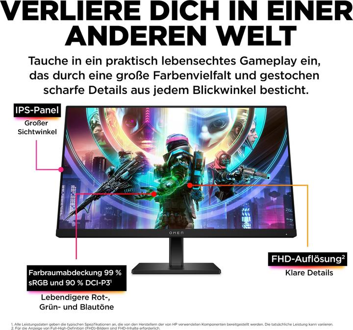 Produktbild HP Omen 24 (1920 x 1080 Pixel, 23.80")