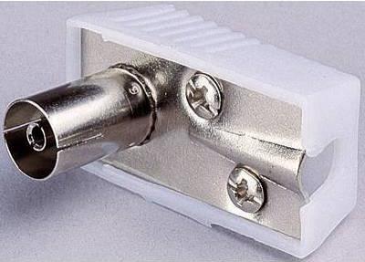 Actual product image Renkforce Coax Angle Coupler Cable Diameter: 7.2 mm (Plugs and connectors)