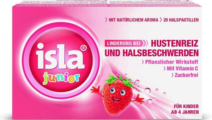 Produktbild Isla Junior Hustenreiz und Halsbeschwerden (20 Stück)