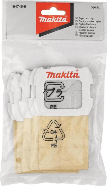 Immagine prodotto Makita Sacchetti di carta per la polvere (5 x)