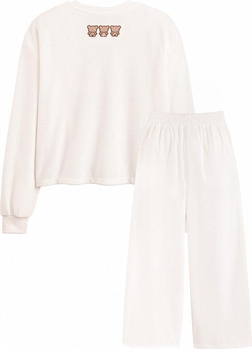 Produktbild La Redoute Collections Samtö-Pyjama mit Bärenmotiv (170)