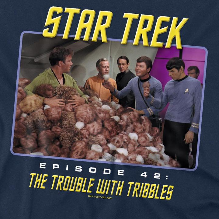 Actual product image Mens The Trouble with Tribbles T-Shirt (3XL)