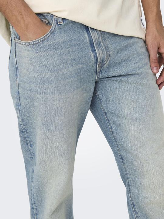 Produktbild Only & Sons ONSEDGE Mid Rise Gerade geschnitten Jeans Normal geschnitten jeans (W30/L34)