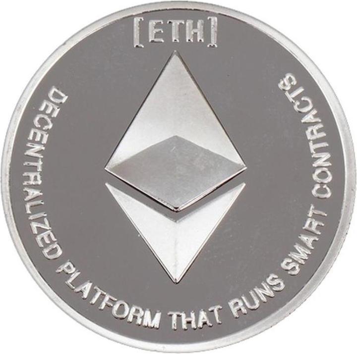 Actual product image Crypto Novelty Ethereum Cryptocurrency Souvenir Novelty Item Coin