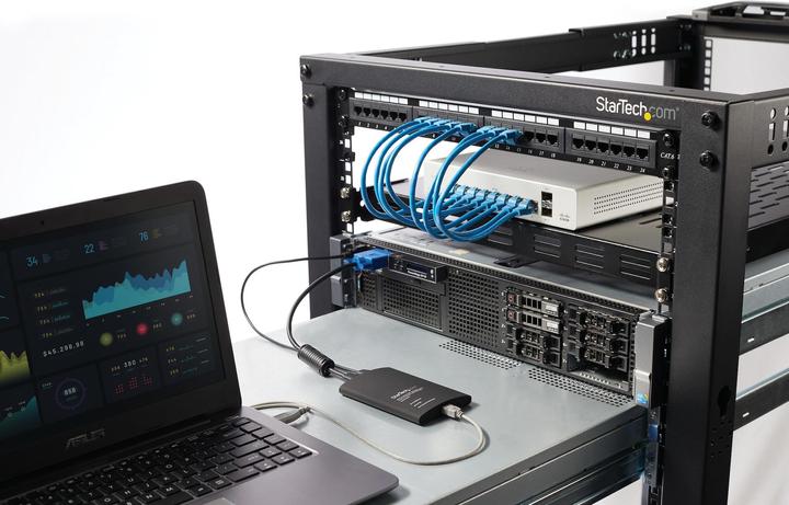 Productafbeelding StarTech Kvm USB Crash Cart Met Bestandsoverdracht