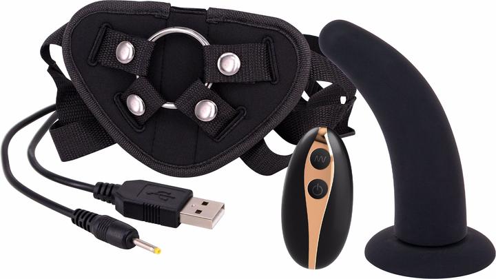 Seven Creations Vibrerende Dildo Strap-On 5inch