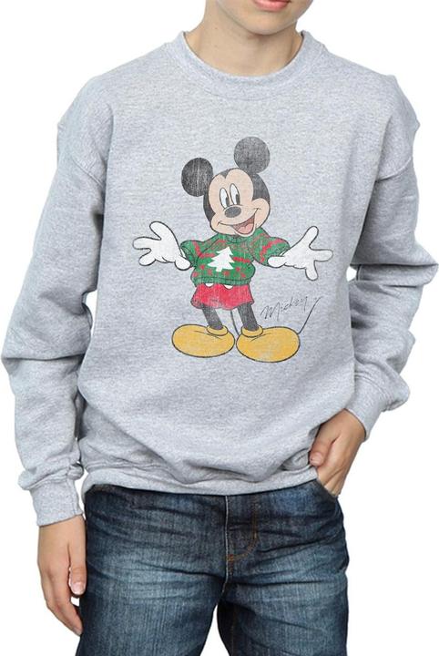 Produktbild Disney Mickey Mouse Christmas Jumper Sweatshirt Jungen (140, 146)