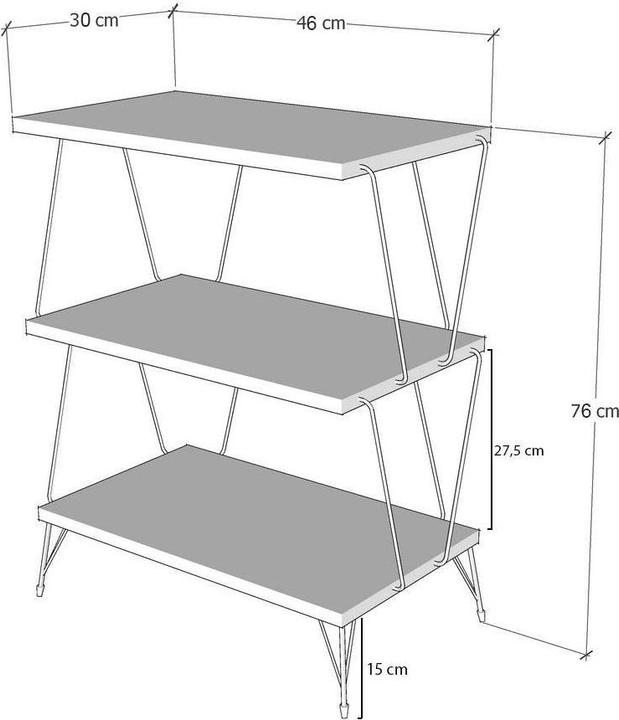 Actual product image Skye Decor Haylee (48 x 31 x 75 cm)