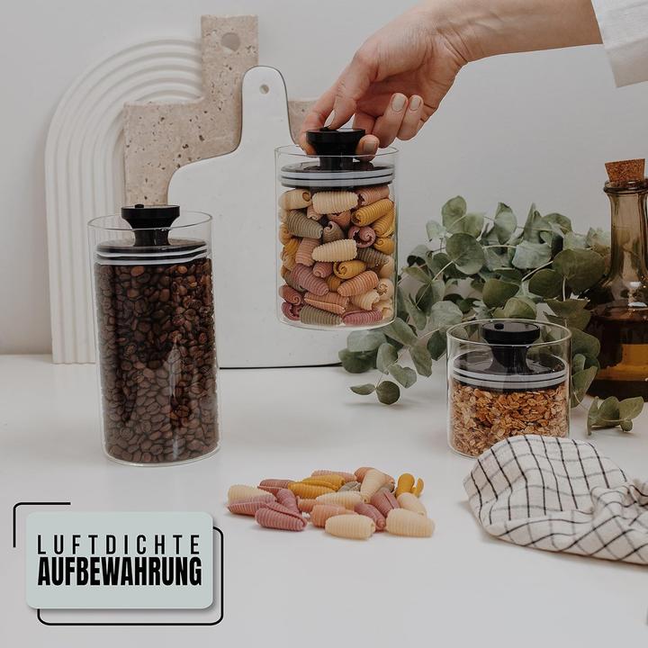 Produktbild Kitchen 3 teiliges Vakuum-Vorratsgläser-Set