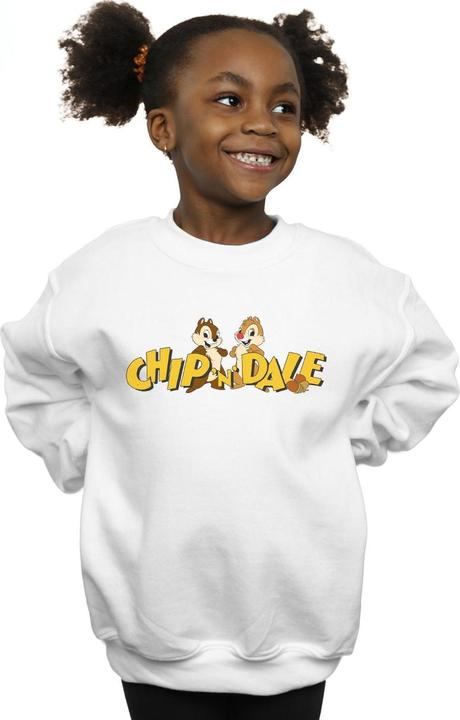 Immagine prodotto Disney Chip And Dale Character Logo Felpa Ragazze (152, 158)