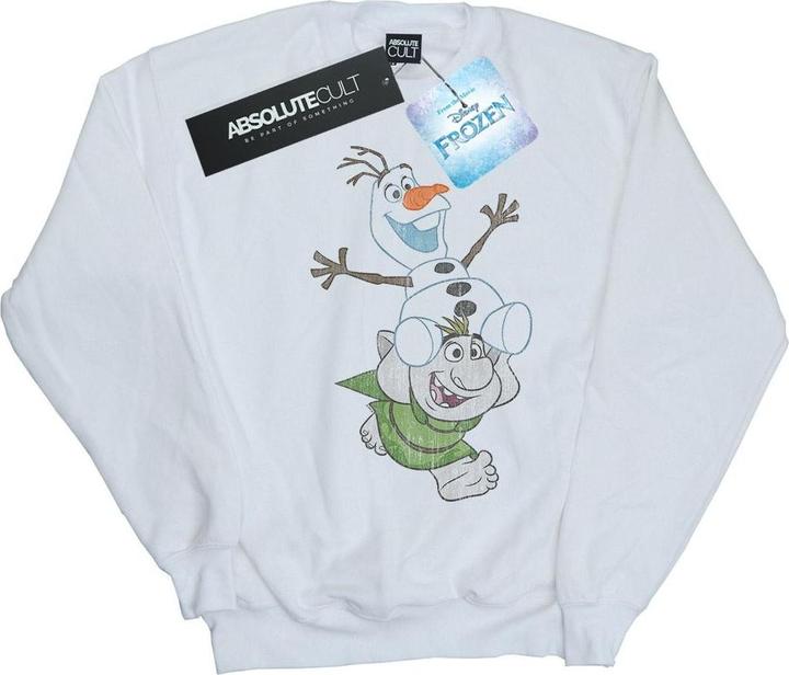 Immagine prodotto Disney Frozen Olaf And Troll Felpa Ragazze (128)