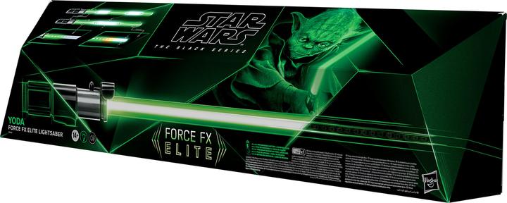 Actual product image Hasbro Star Wars The Black Series Yoda Premium Force FX Elite Lightsaber