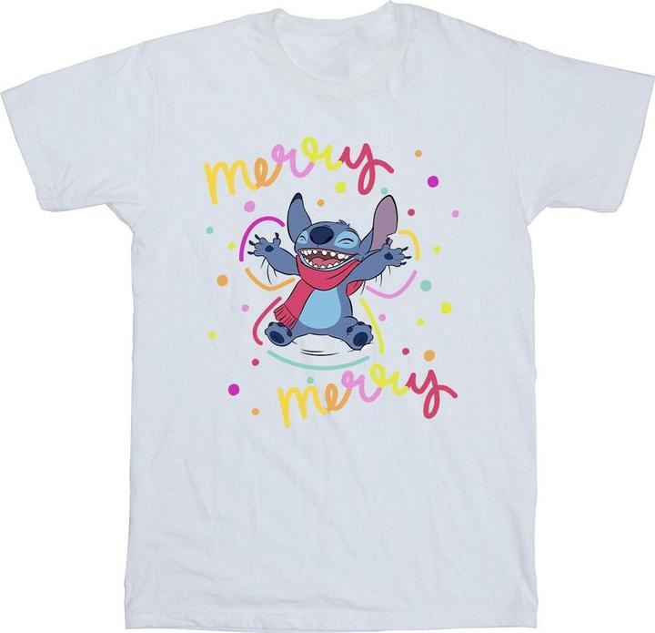 Produktbild Disney Lilo & Stitch Merry Rainbow TShirt (4XL)