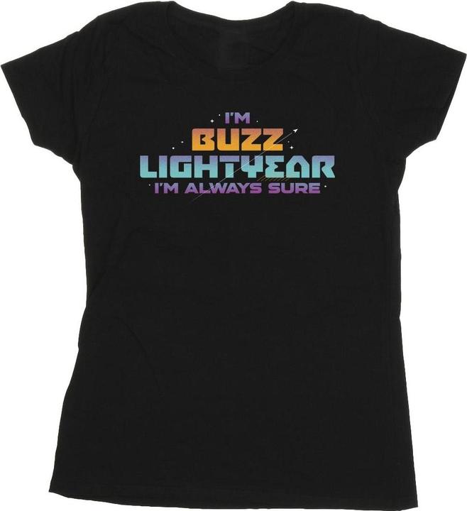 Actual product image Disney Womens/Ladies Lightyear Always Sure Text Cotton T-Shirt (XL)