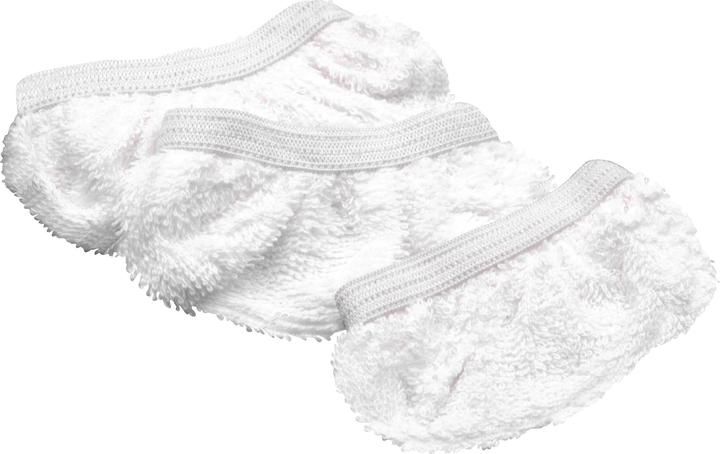 Actual product image AccuCell Wipe Set (3 pcs.) Cotton Cover Replacement for Dirt Devil 0317022 Steam Cleaner, Steam Mop