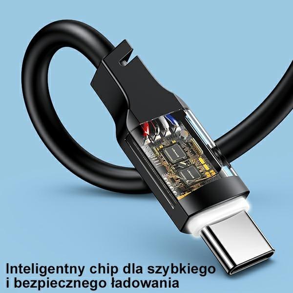 Actual product image Usams Charging Cable Type-C to Type-C - White (1.20 m)