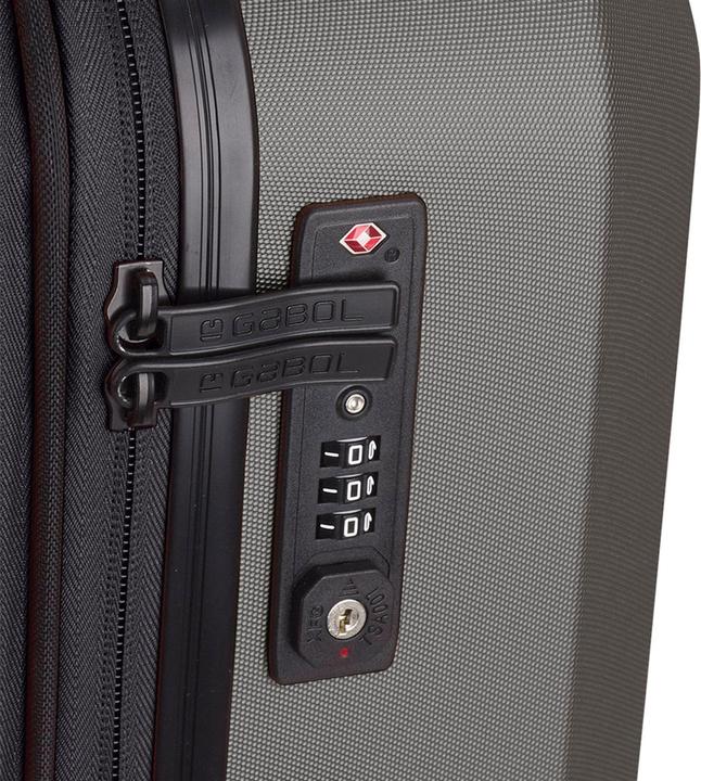 Actual product image Gabol Montreal 4-wheel trolley L 76 cm with expansion fold (112 l, XL (from 140l))