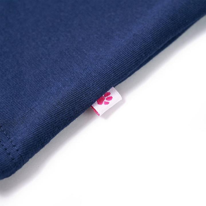 Image du produit VidaXL T-shirt enfant bleu marine 140,Matière : 95% coton. 5 (140)