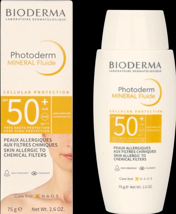 Produktbild Bioderma Photoderm Mineral Fluid (Sonnencreme Gesicht, SPF 50, 105 ml, 105 g)