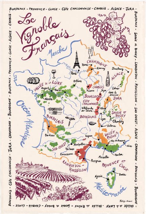Produktbild Winkler torchon - die weinkarte von france