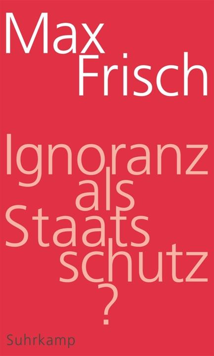 Image du produit Ignoranz als Staatsschutz? (Allemand, Max Fresh, 2015)