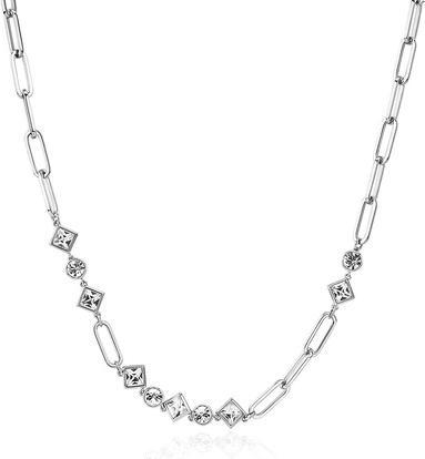 Brosway Decent necklace with clear crystals Emphasis BEH05