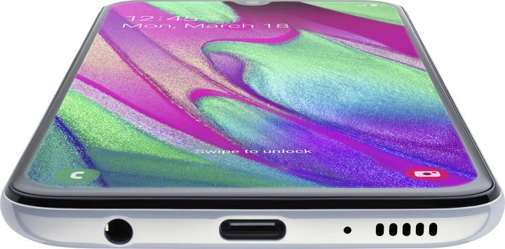 Image du produit Samsung Galaxy A40 EU (64 Go, Blanc, 5.90", Double SIM + SD, 16 Mpx, 4G)