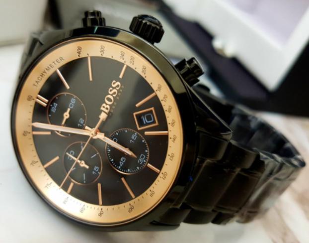 Actual product image Hugo Boss MEN'S 1513578 - GRAND PRIX (zh022a) (Chronograph, 44 mm)